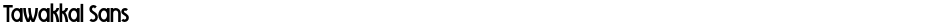 Tawakkal SansDemo