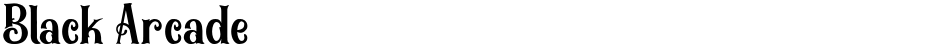 Black ArcadeDemo