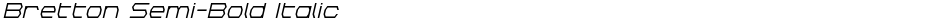 Bretton Semi-Bold ItalicDemo