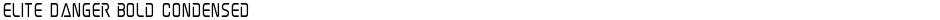 Elite Danger Bold CondensedDemo