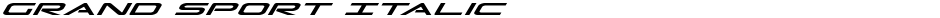 Grand Sport ItalicDemo