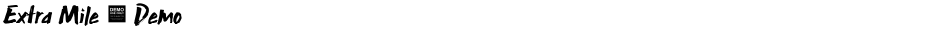 Extra Mile - DemoDemo