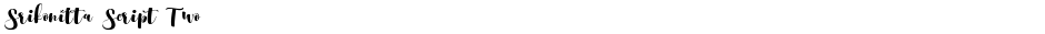 Srikonitta Script TwoDemo