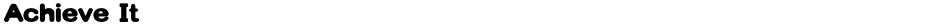 Achieve ItDemo