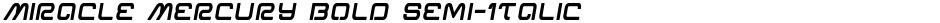 Miracle Mercury Bold Semi-ItalicDemo