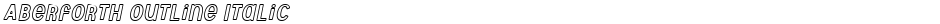 Aberforth Outline ItalicDemo