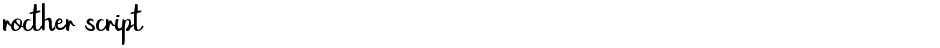 rocther scriptDemo