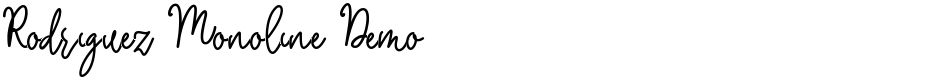 Rodriguez Monoline DemoDemo