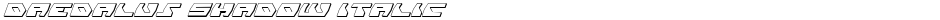 Daedalus Shadow ItalicDemo
