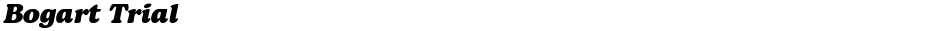 Bogart TrialDemo