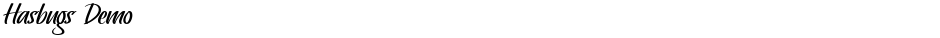 Hasbugs DemoDemo