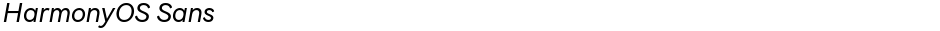 HarmonyOS SansDemo