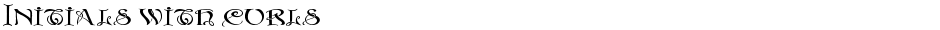 Initials with curlsDemo