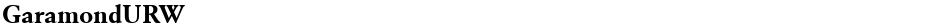GaramondURWDemo