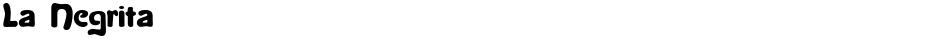 La NegritaDemo