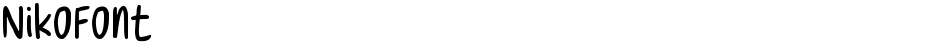 NikoFontDemo