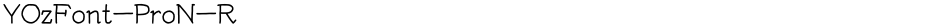 YOzFont-ProN-RDemo