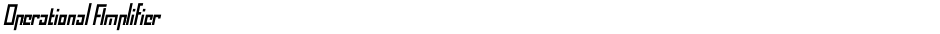 Operational AmplifierDemo