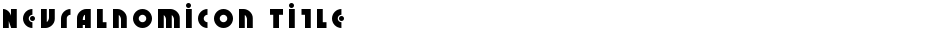 Neuralnomicon TitleDemo