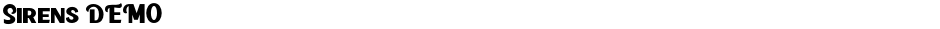 Sirens DEMODemo