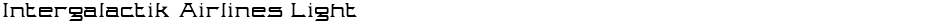Intergalactik Airlines LightDemo