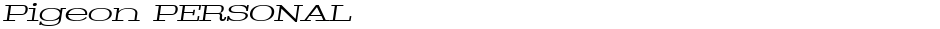 Pigeon PERSONALDemo