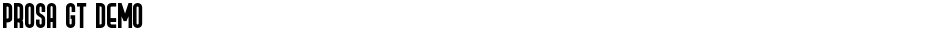 Prosa GT DemoDemo