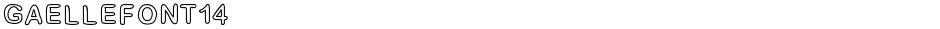 GaelleFont14Demo