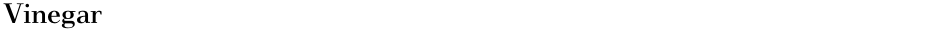 VinegarDemo