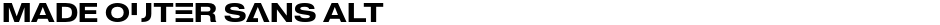 MADE Outer Sans AltDemo