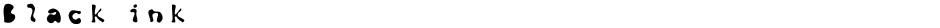 Black inkDemo