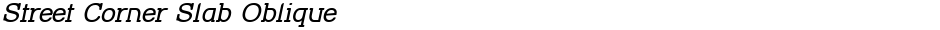 Street Corner Slab ObliqueDemo
