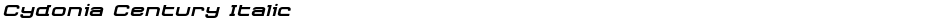 Cydonia Century ItalicDemo