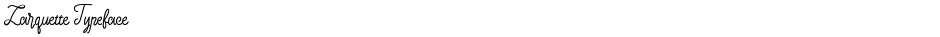 Larquette TypefaceDemo