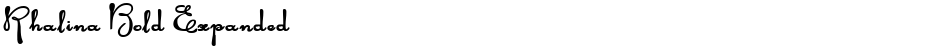 Rhalina Bold ExpandedDemo