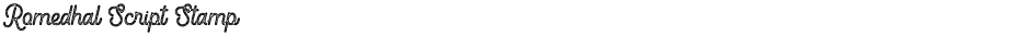 Romedhal Script StampDemo