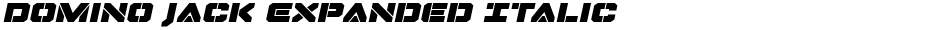 Domino Jack Expanded ItalicDemo