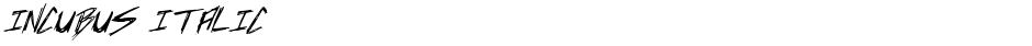 Incubus ItalicDemo