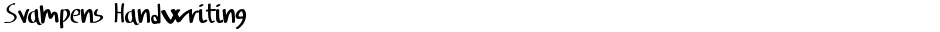 Svampens HandwritingDemo