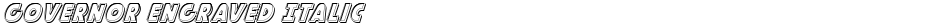 Governor Engraved ItalicDemo