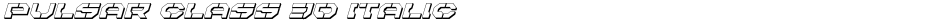 Pulsar Class 3D ItalicDemo