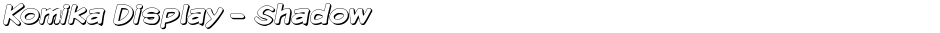 Komika Display - ShadowDemo