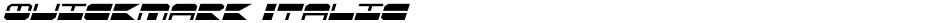QuickMark ItalicDemo