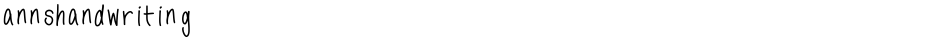 annshandwritingDemo