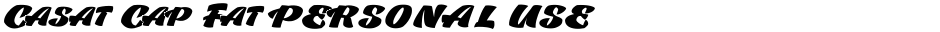 Casat Cap Fat PERSONAL USEDemo