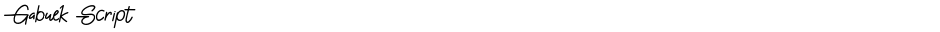 Gabuek ScriptDemo