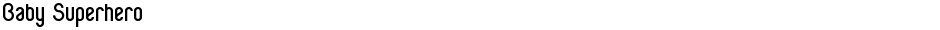 Baby SuperheroDemo