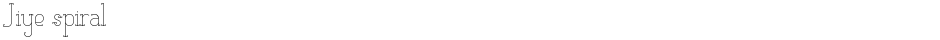 Jiye spiralDemo