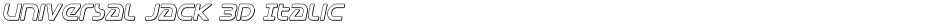 Universal Jack 3D ItalicDemo