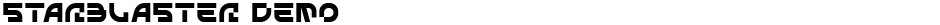 STARBLASTER demoDemo